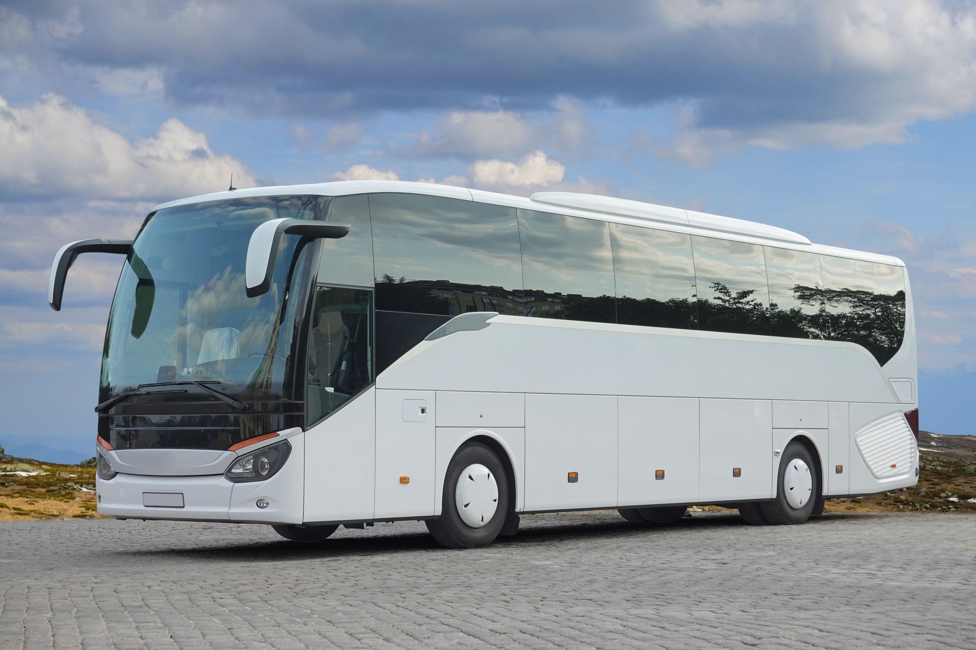 Tour Bus on the Road